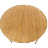 Scandinavian pine dining table, Sweden, 1960s
