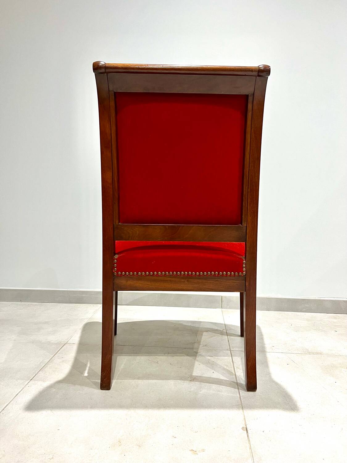 Restoration period armchair with cross