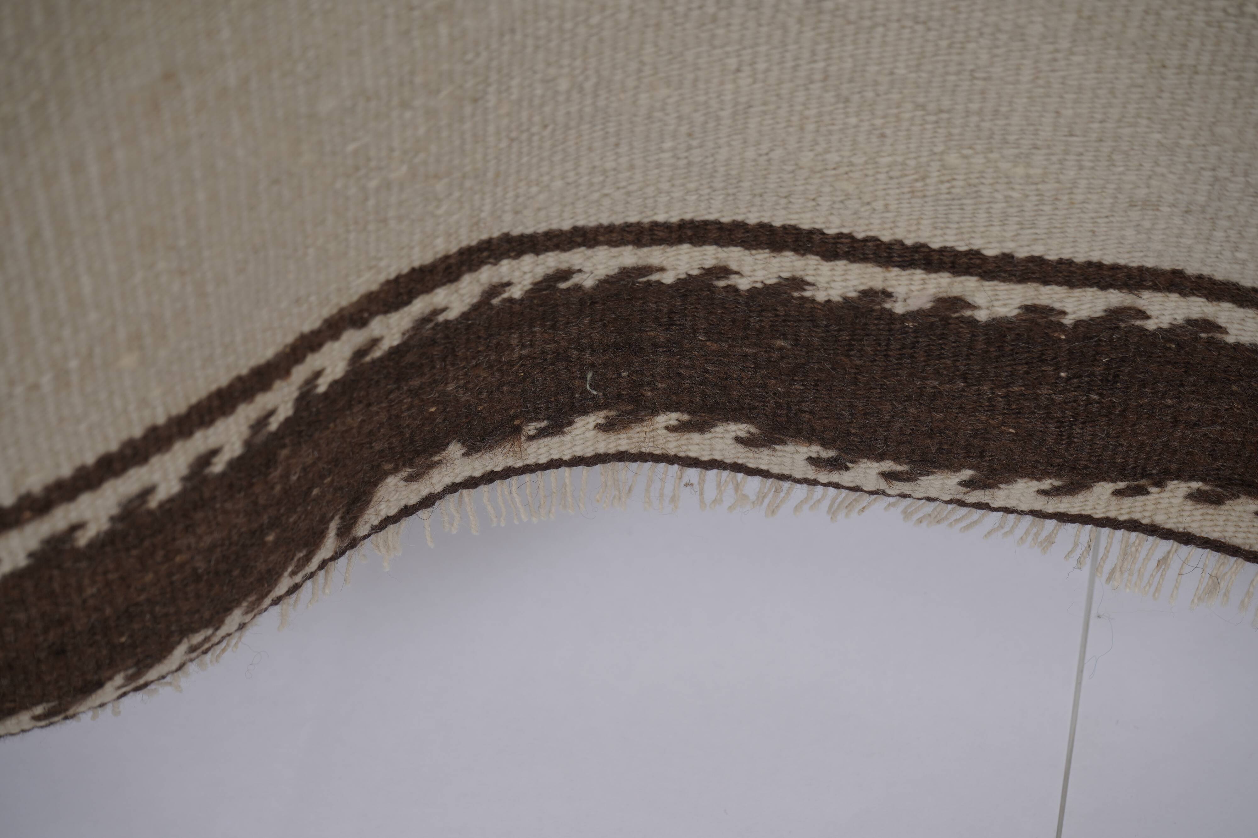 Vintage Turkish Oushak Handwoven Rug 78x288 cm