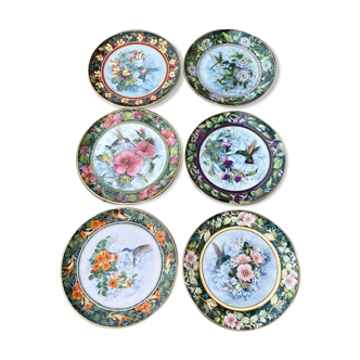 6 Theresa Politowicz Porcelain Plates - Royal Doulton