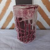 Vase original terre émaillée