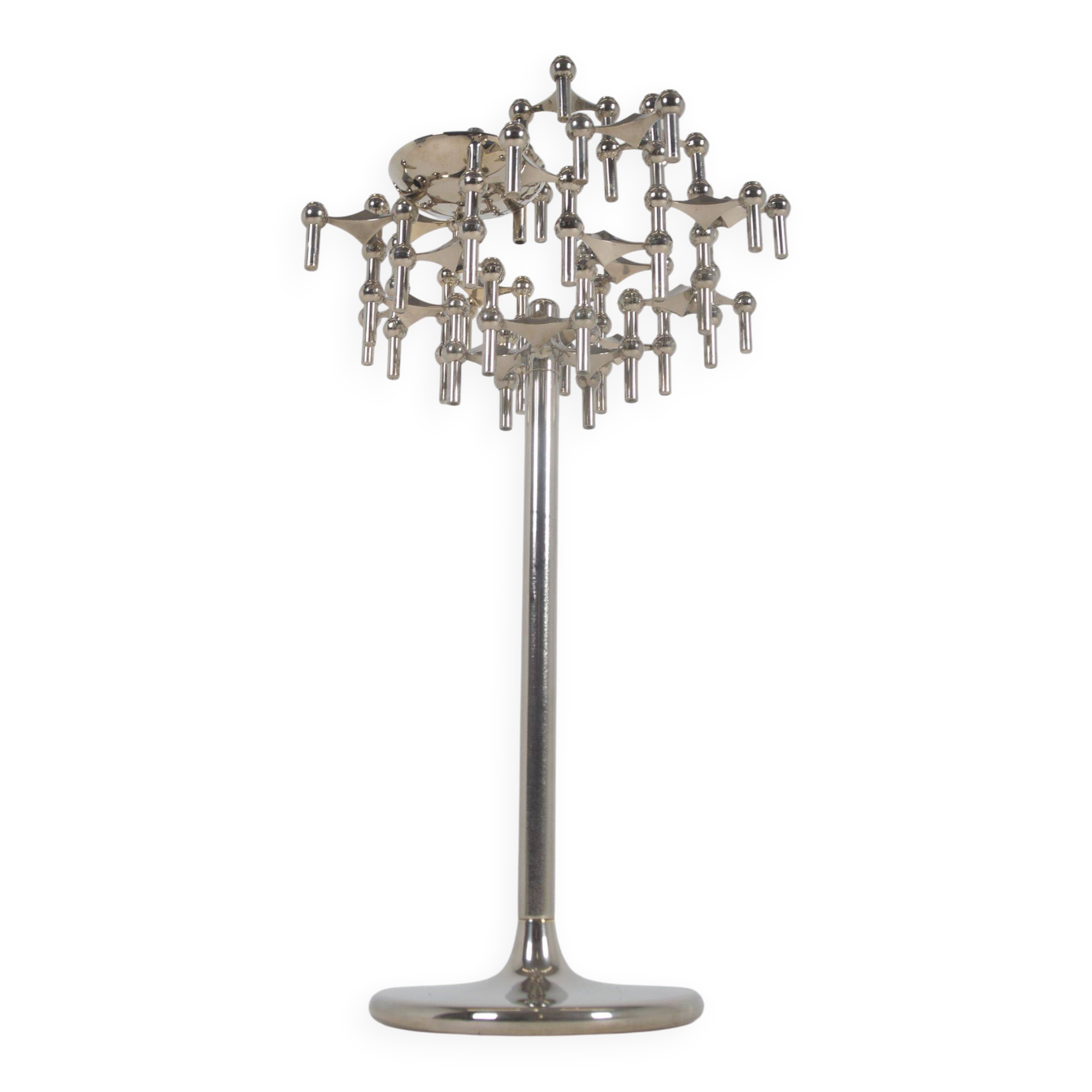 Vintage XL floor candlestick by Fritz Nagel for BMF, 1970s