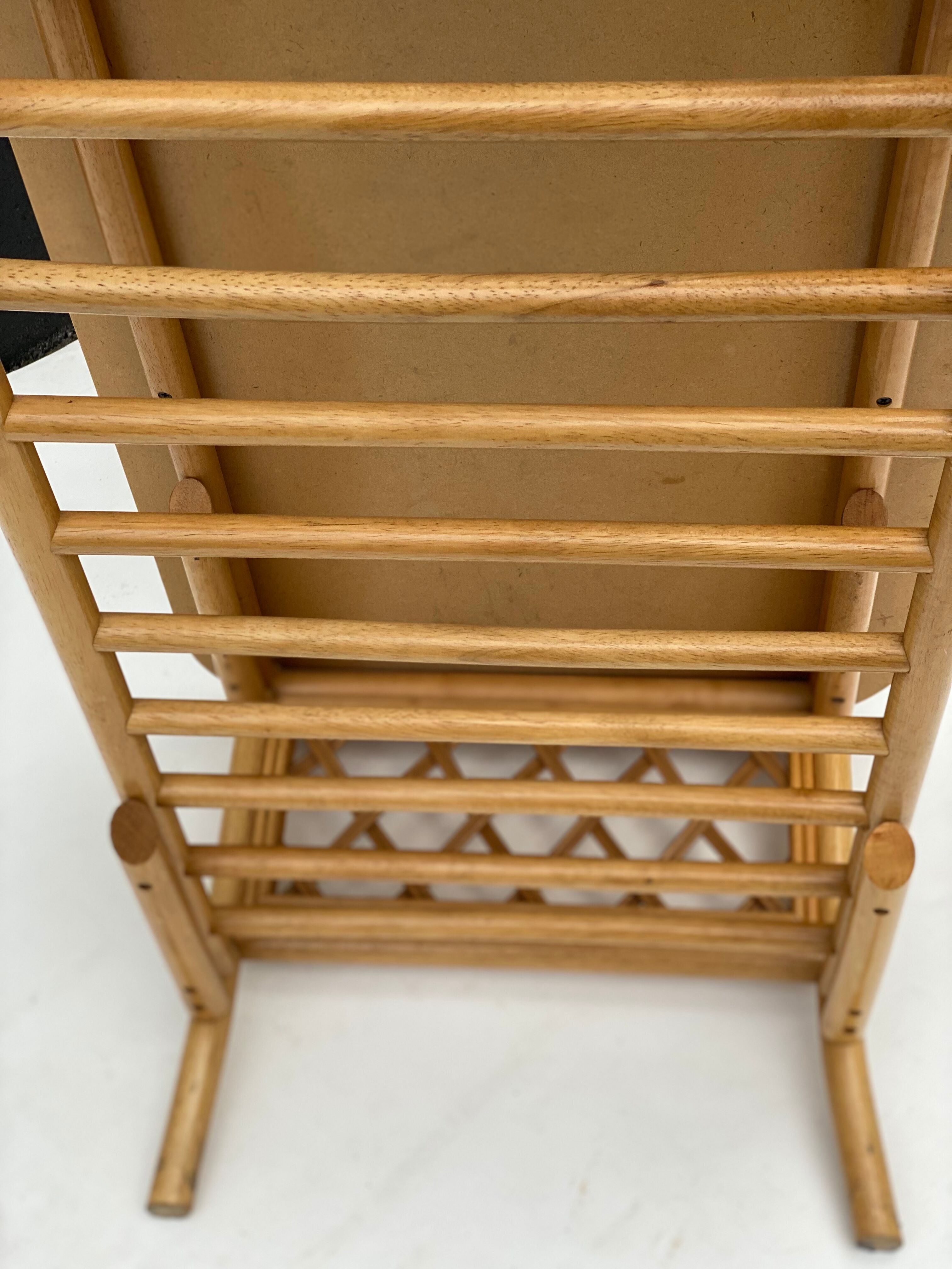 Bamboo Coffee Table with Pine Wood Top