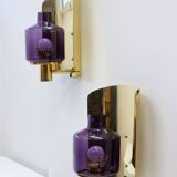Pair of sconces wall lamp by Hans-Agne Jakobsson model V-222, Sweden