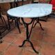 Table de bistrot marbre