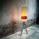 VINTAGE ROCKABILLY TRIPOD FLOOR LAMP / FLOOR LAMP