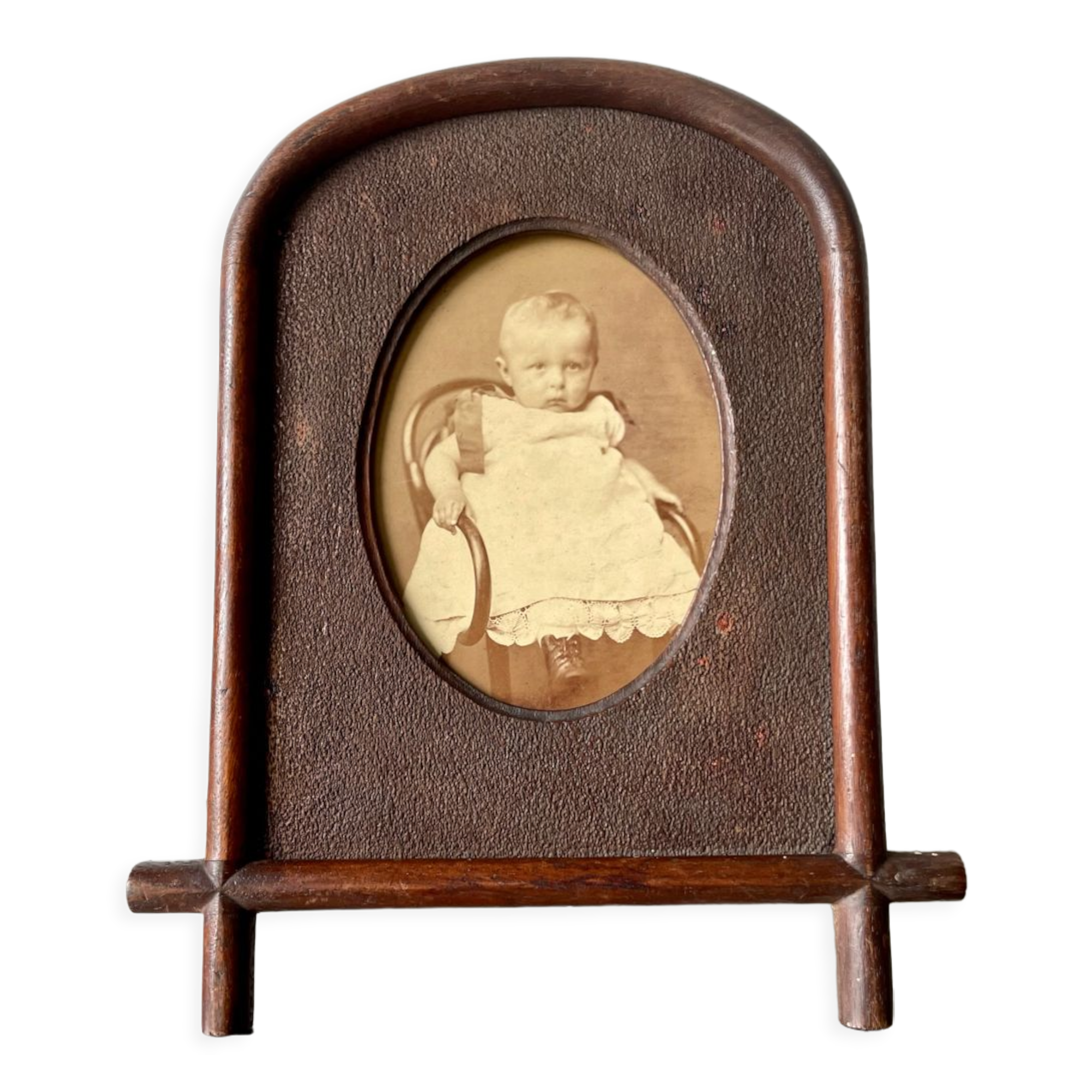 Antique Frame carved wood measurements 22 cm x 18 cm