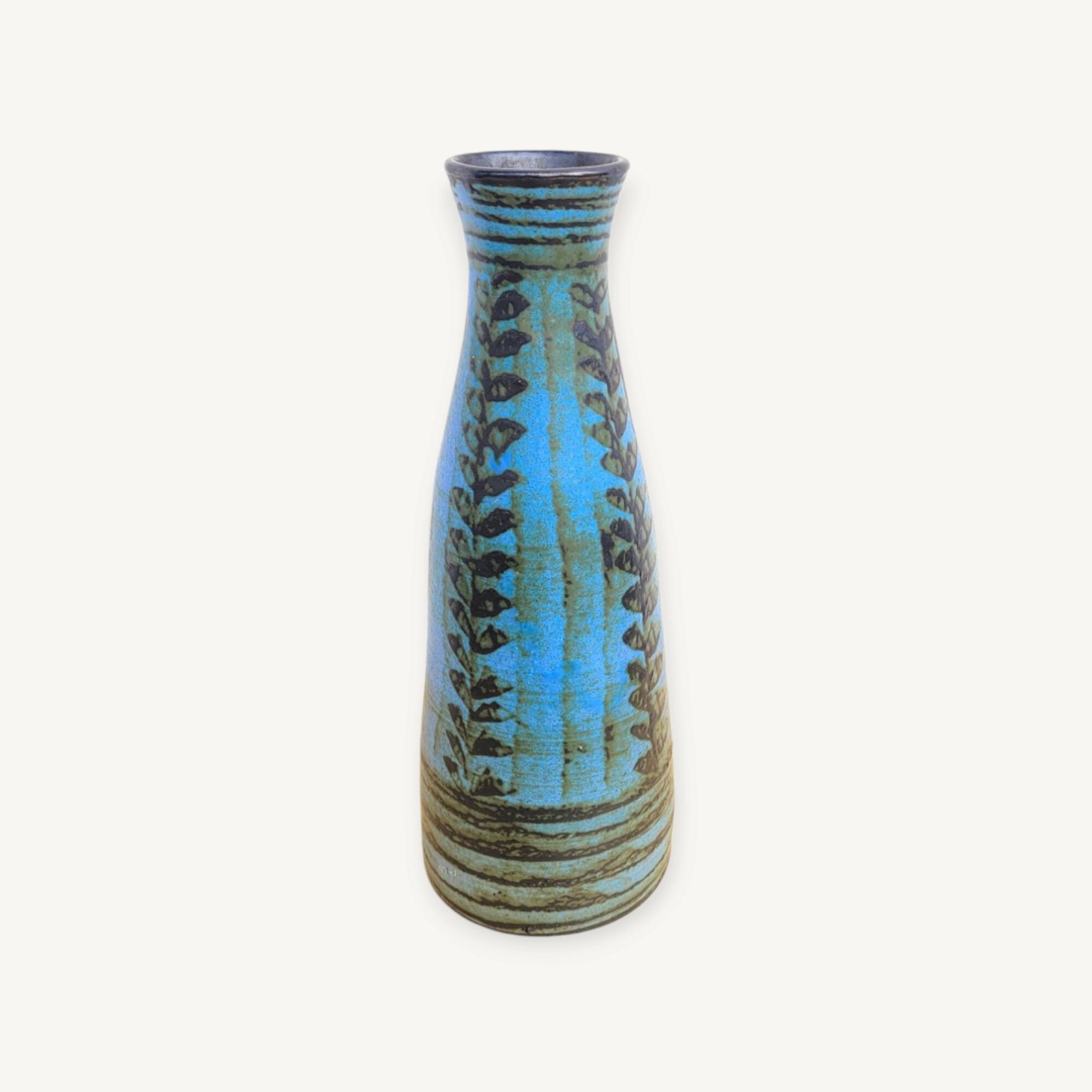Blue vase by Danuta le Hénaff