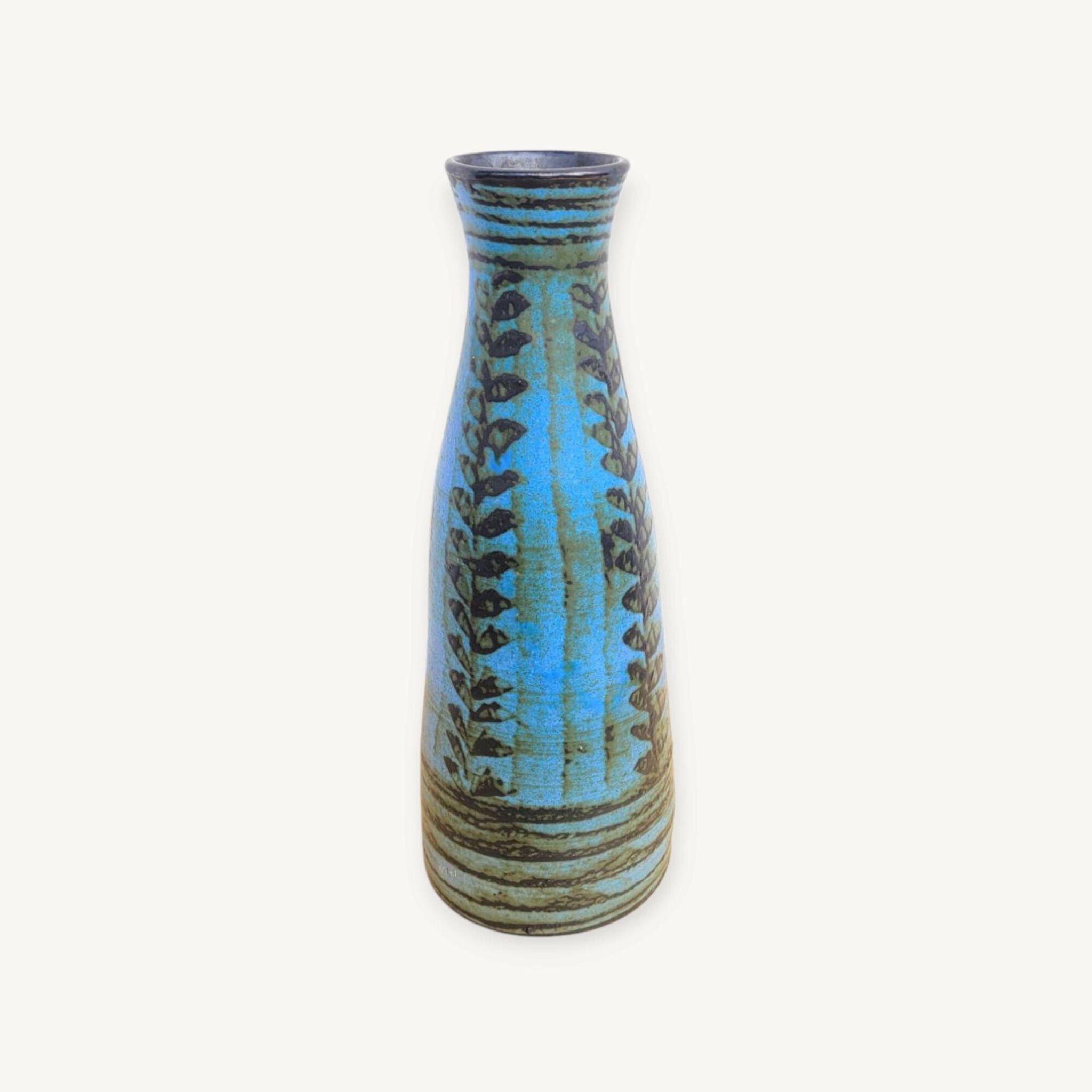 Blue vase by Danuta le Hénaff