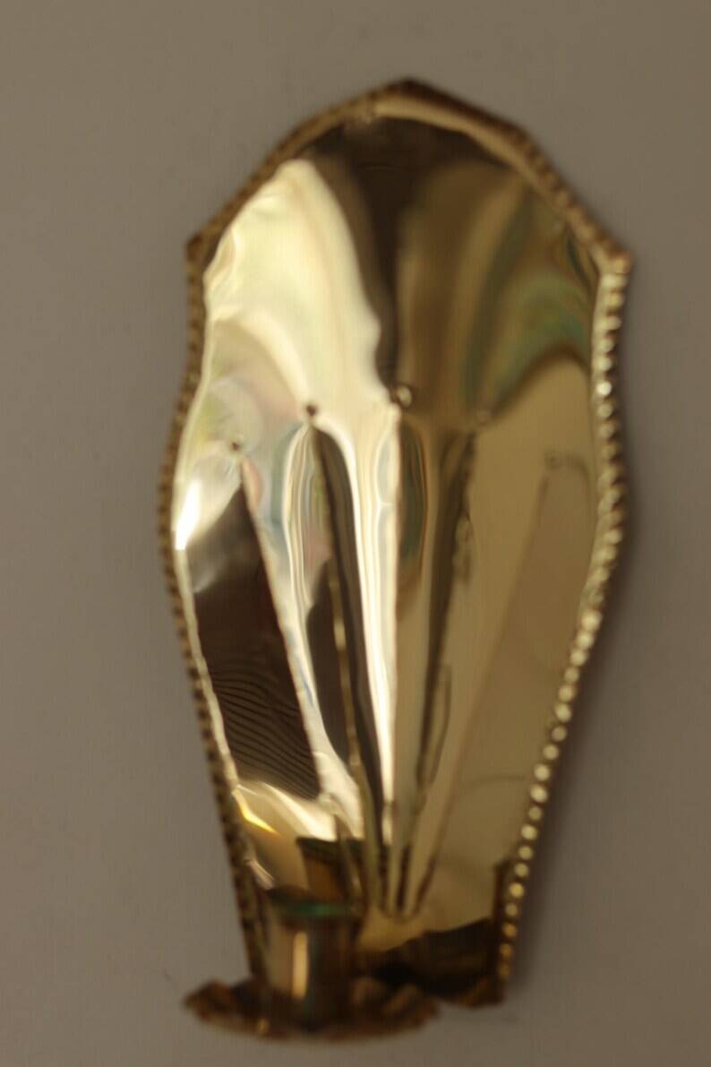 Pair Of Mid Century Swedish Brass Sconces