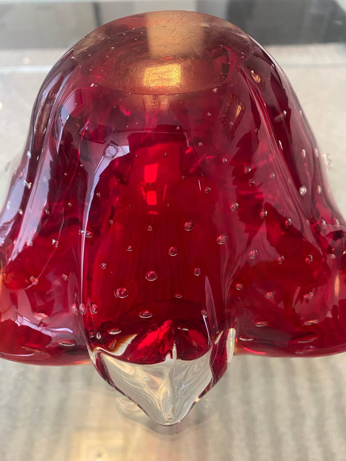 Vintage murano empty pocket by sommerso