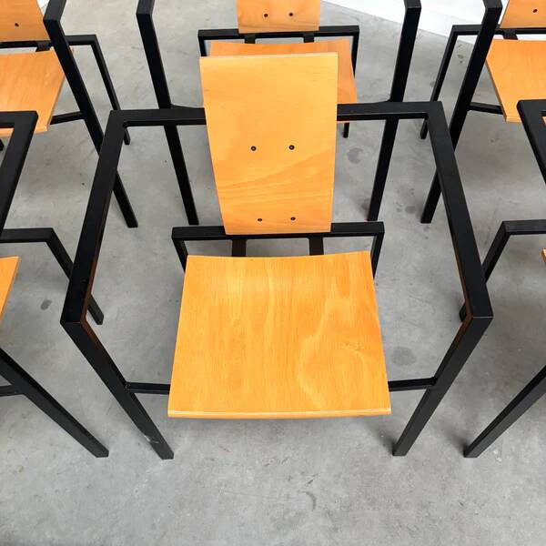 6x Trix dining chair by KFF Design, 1980s