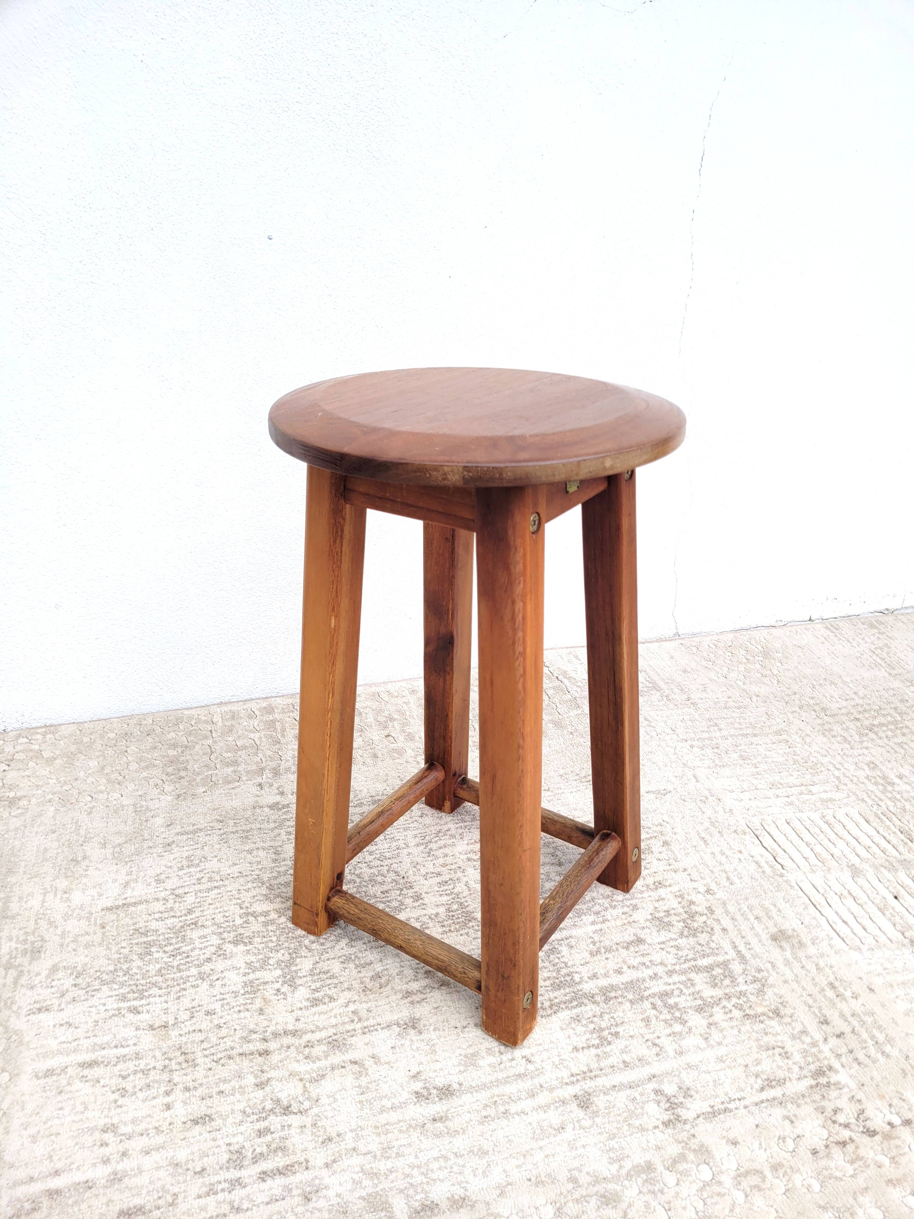Low wooden stool FSC