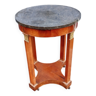 art deco pedestal table