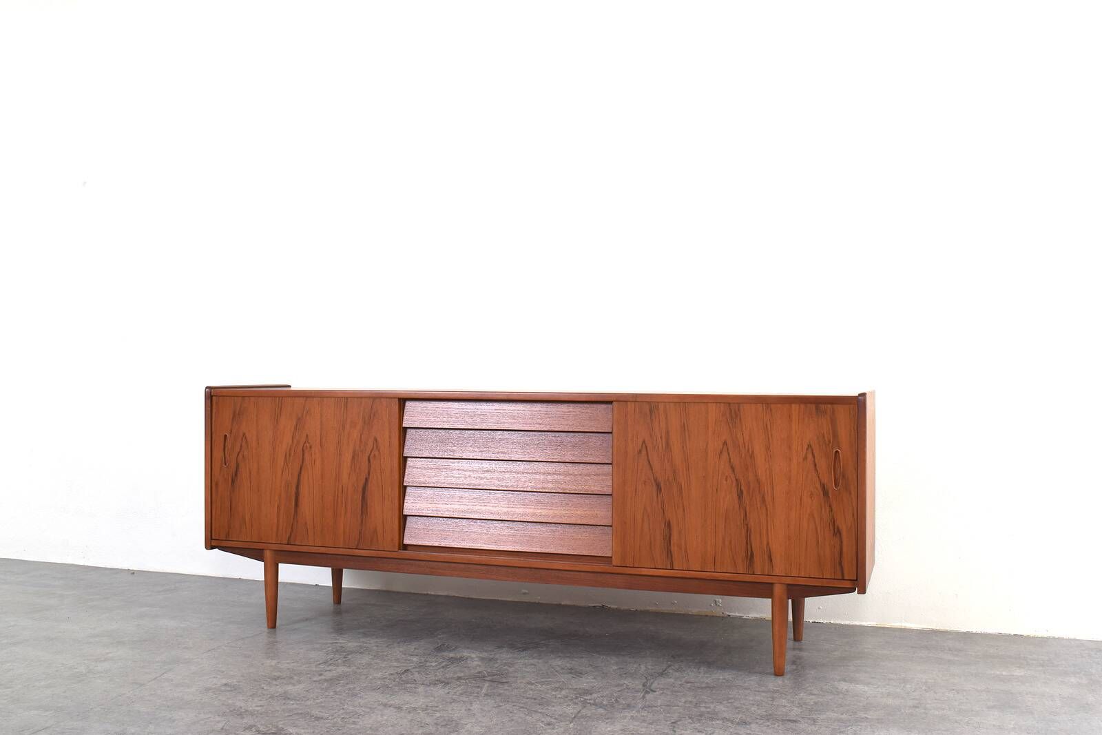 Mid-Century Teak Trio Sideboard by Nils Jonsson for Hugo Troeds, 1960s.