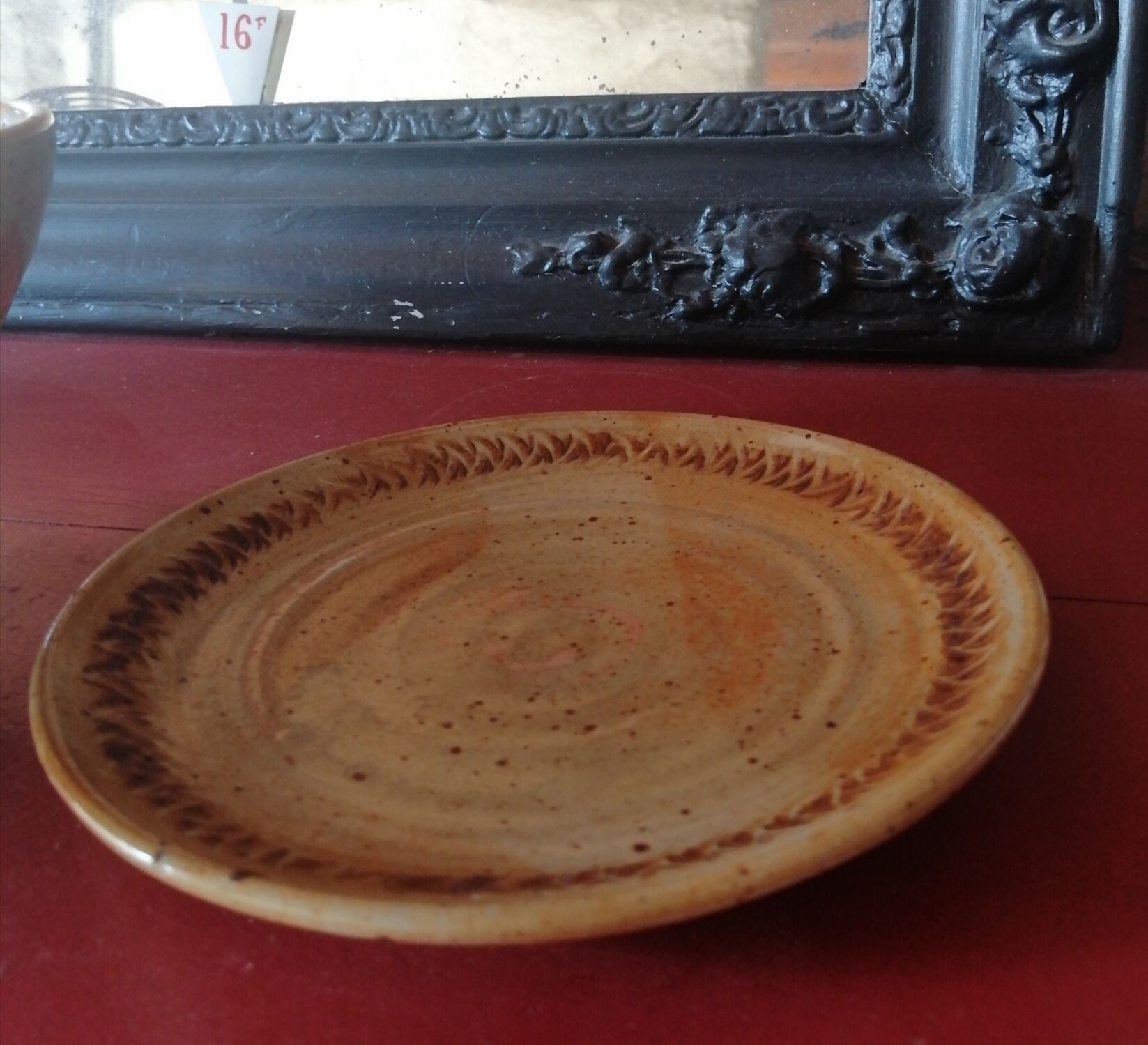 Enamel sandstone drainer salad