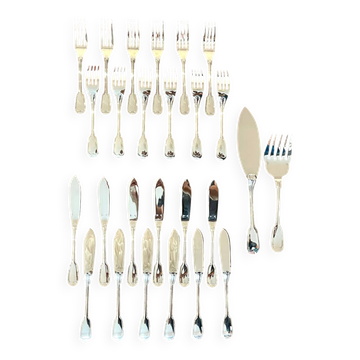 Christofle Chinon, fish cutlery, serving cutlery