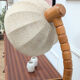 Danish pine articulated floor lamp