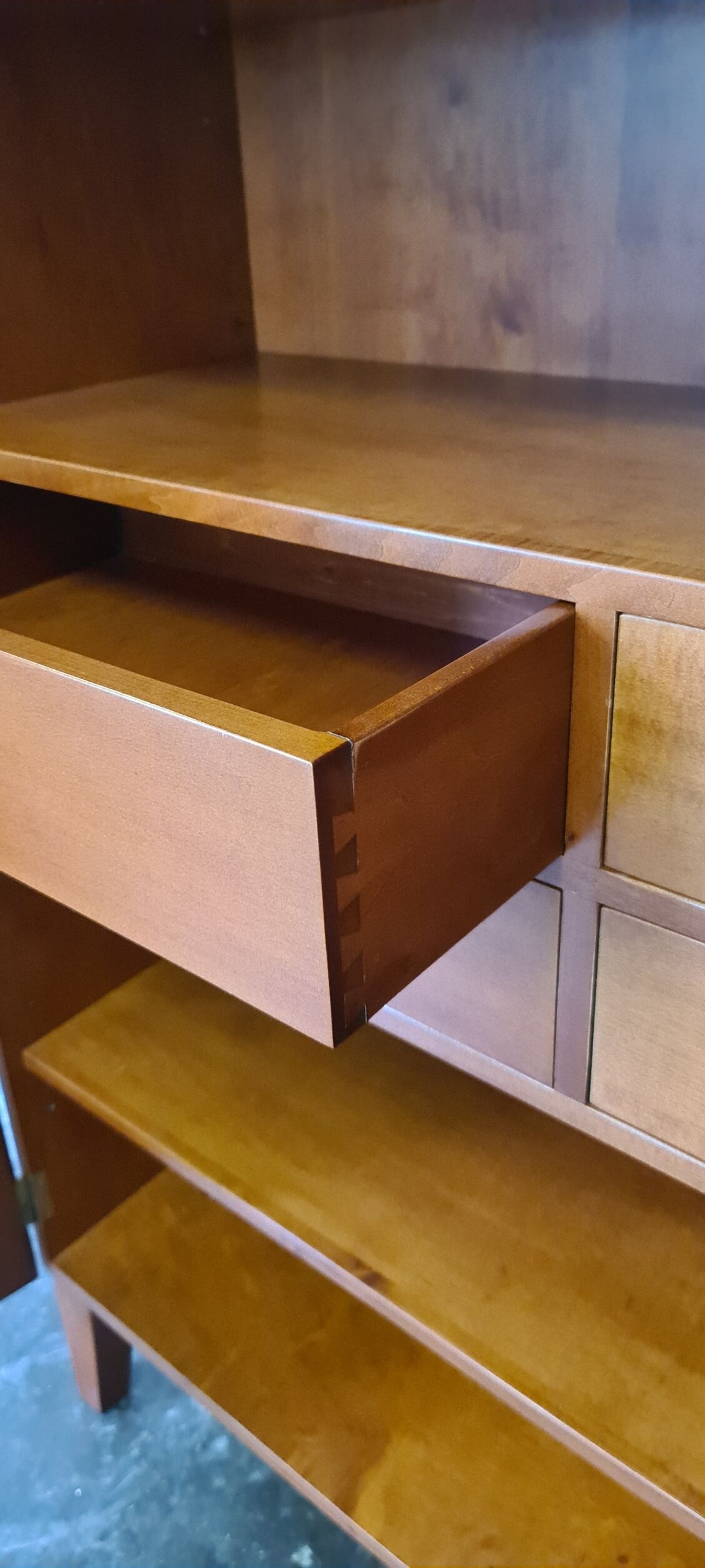 Vintage almost Brutalist cupboard