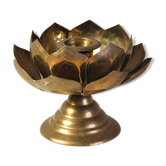 Bougeoir " Fleur de Lotus " en laiton