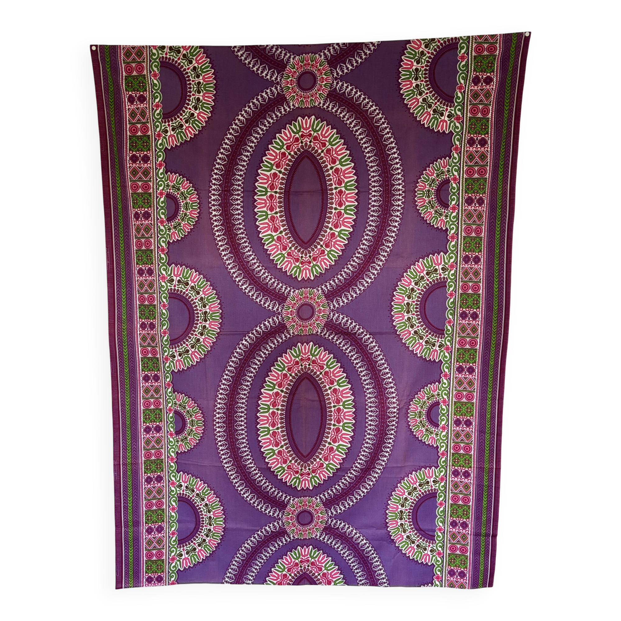 Vintage Malagasy tablecloth wall hanging