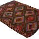 Anatolian handmade kilim rug 243 cm x 180 cm