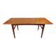 Danish teak coffee table from the 1960s, organic Scandinavian design.