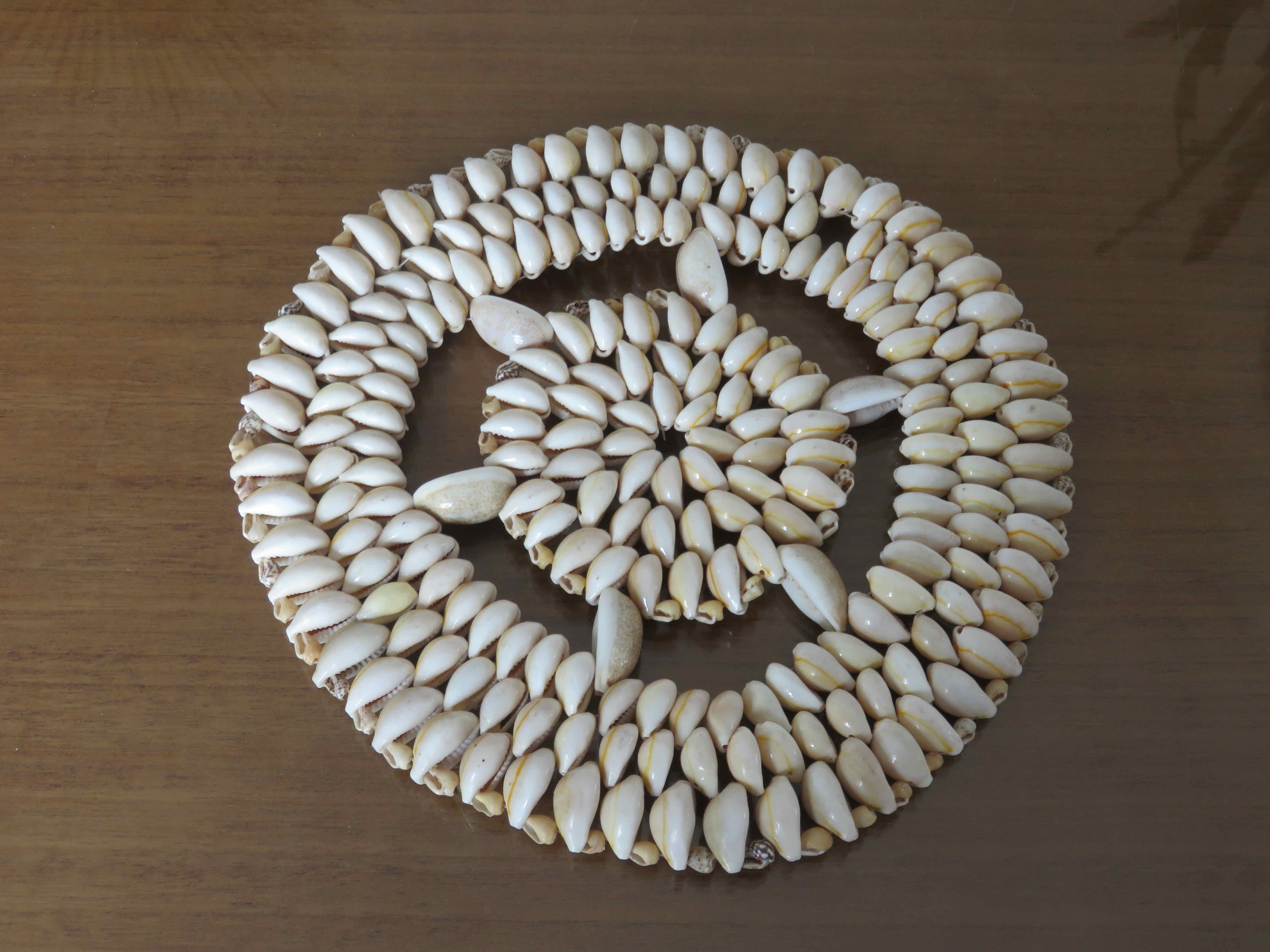 Pair of shell dishes underside 70s