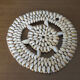 Pair of shell dishes underside 70s