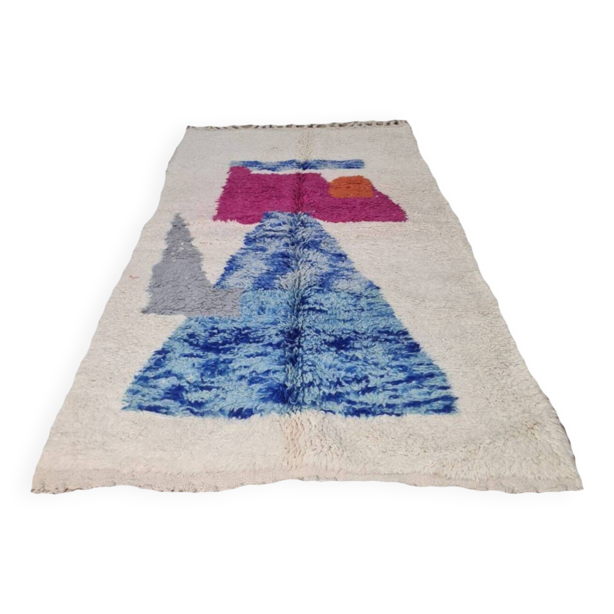 Handmade Beni Ouarain rug 150x250 cm