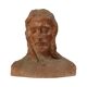 Old Abstract Terracotta Bust of Christ Life Size