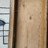 Lot deux bancs de ferme sapin vintage