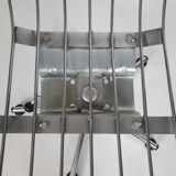 Vintage chrome swivel armchair
