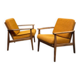 Saffron armchair pair