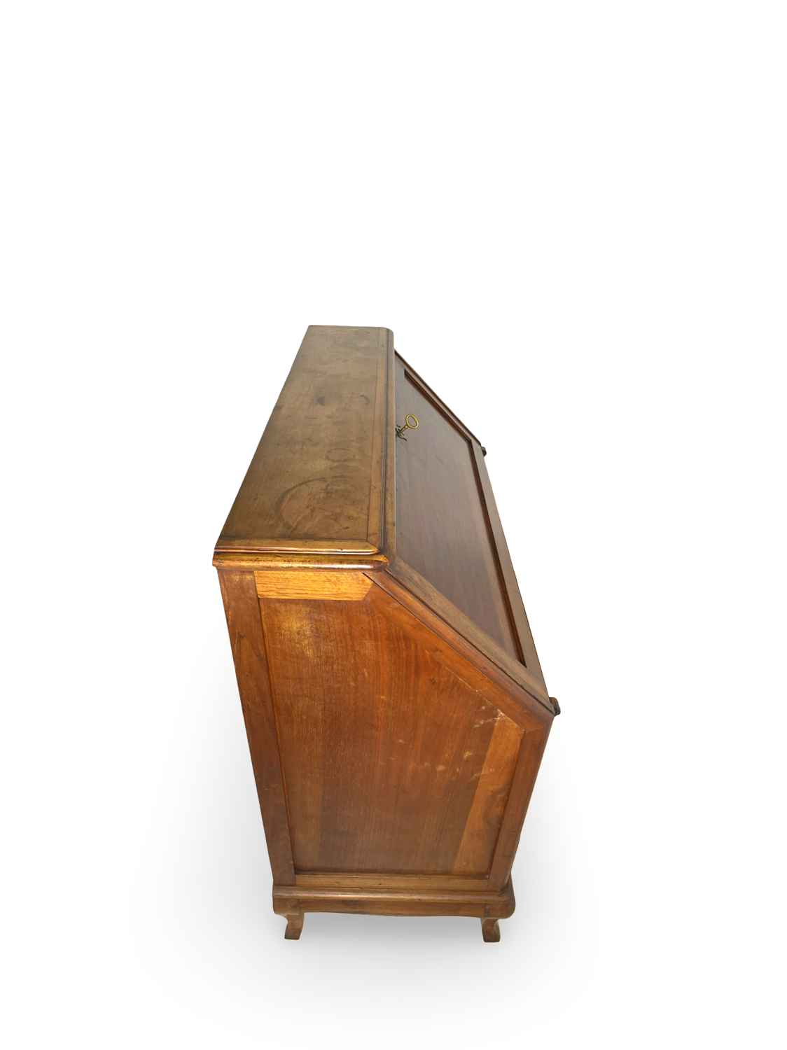 Antique Italian secrétaire in solid walnut, 1920s/1930s.