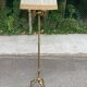 Lampadaire en laiton doré tripode 170cm