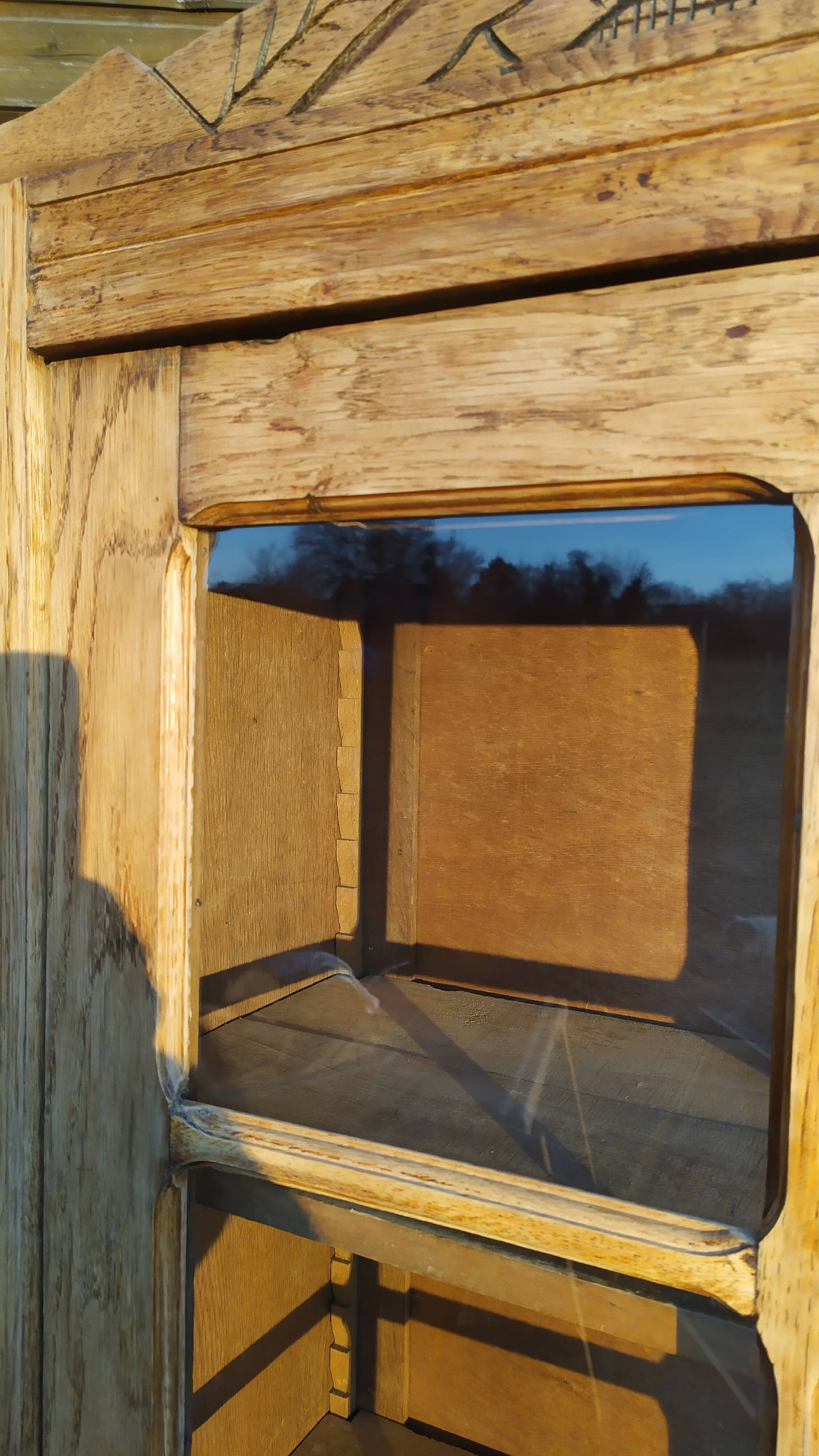 Parisian art deco wardrobe glazed