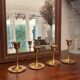 Set of vintage Scandinavian candlesticks
