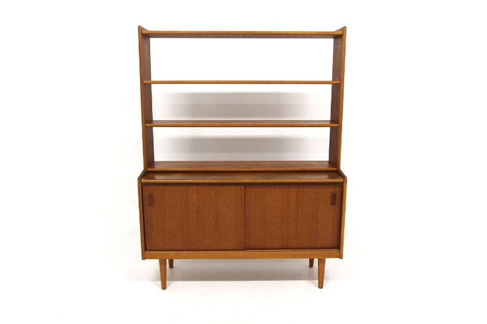 Secrétaire scandinave en teck et en chêne, Suède, 1960