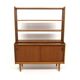 Secrétaire scandinave en teck et en chêne, Suède, 1960