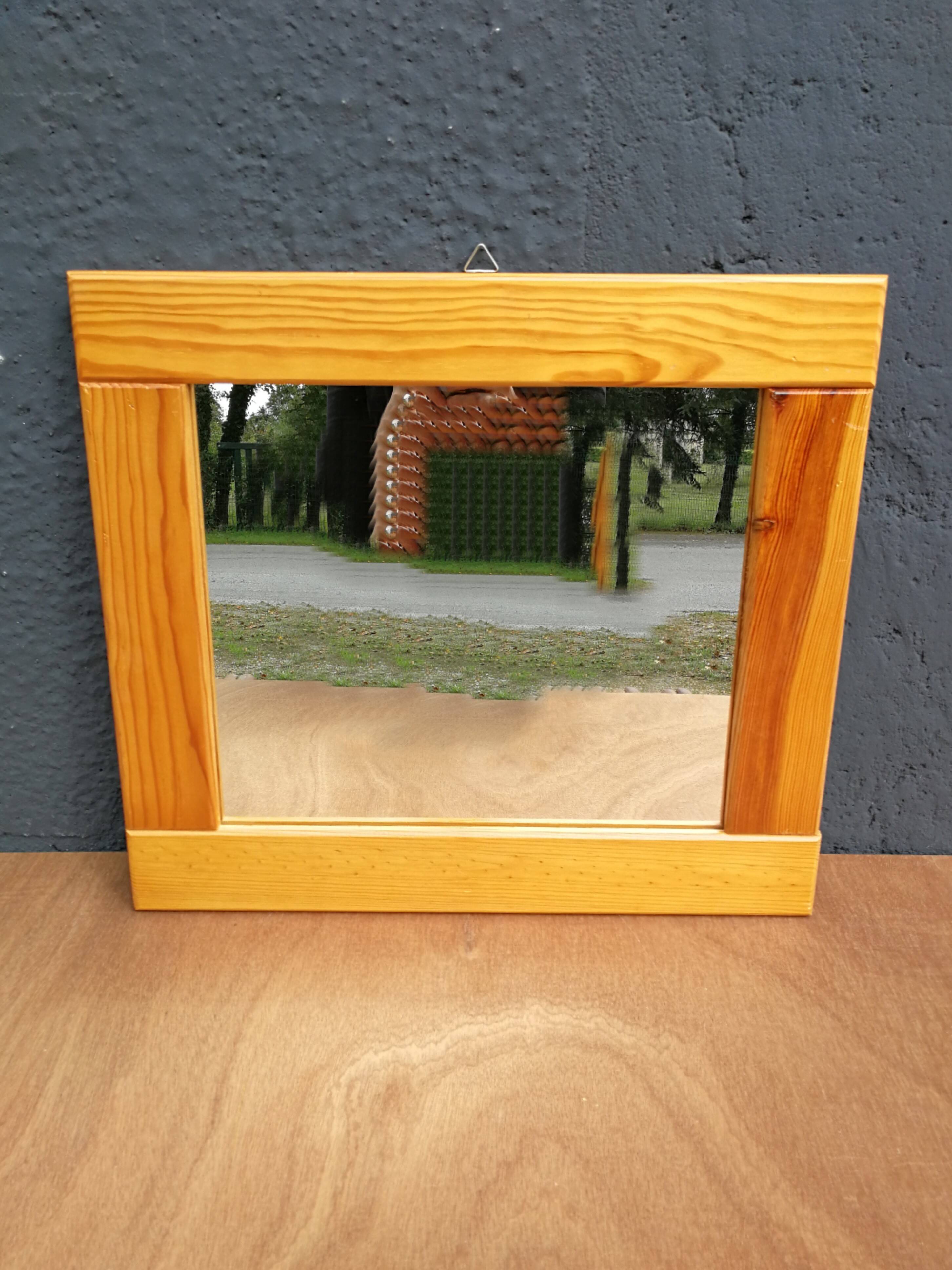 Pine mirror