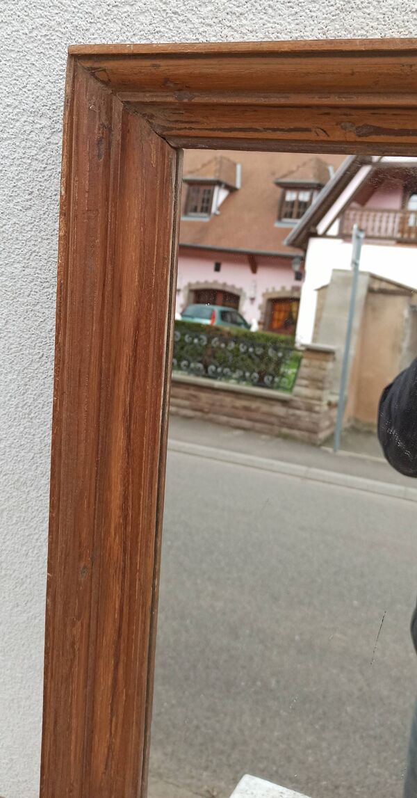 Miroir ancien en bois