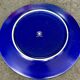 Set of 4 blue plates, Hoganas Keramik, Sweden