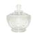 Art Deco sugar bowl, pressed glass, Germany, 1950s