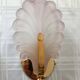 Pair of wall lamps glass sheet