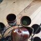 Vintage liqueur service signed Vallauris