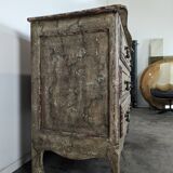Louis XV style patinated chest of drawers