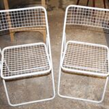 Set of two folding chairs Ted Net by Niels Gammelgaard