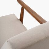 Fox armchair with footrest