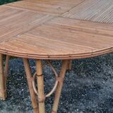 Vintage rattan lounge table